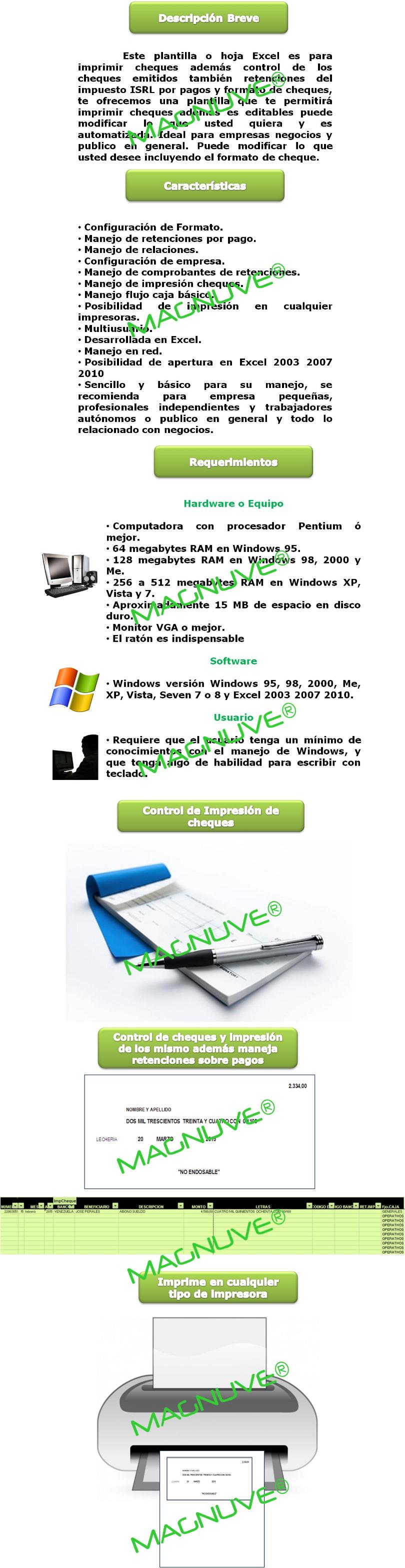 formato para llenar cheques